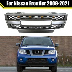 High Quality ABS Car Styling Grille Front Mask Bumper Racing Grill For Nissan Frontier 2009-2021 Radiator Grilles Trims Cover