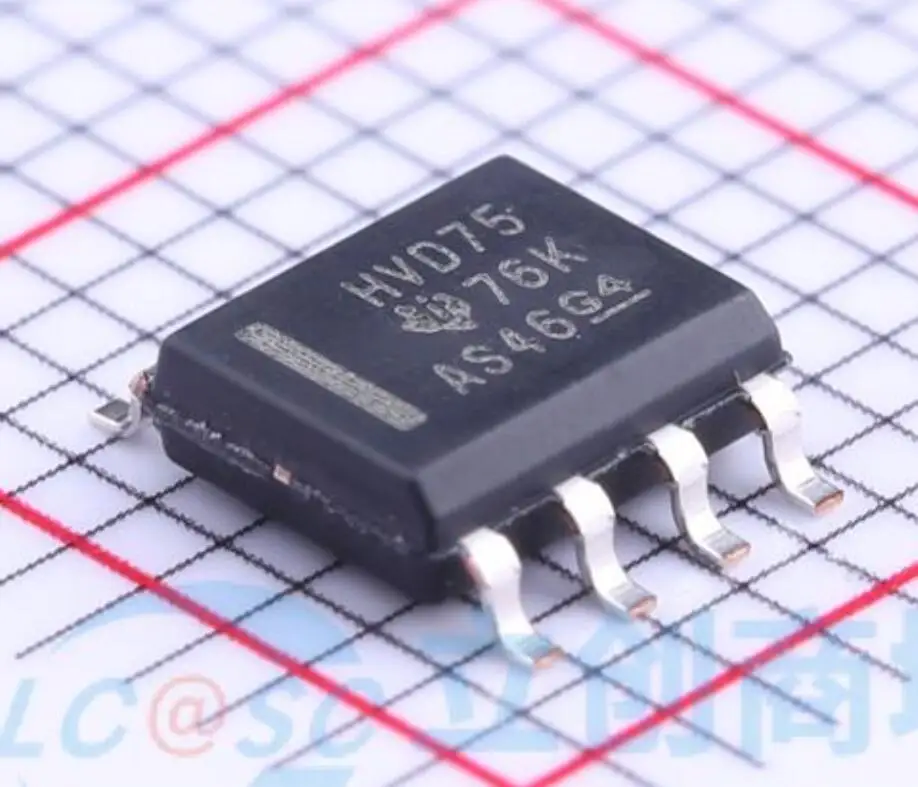 30 peças sn65hvd75dr hvd75 sop8 100% novo chipset original ic componente eletrônico smd