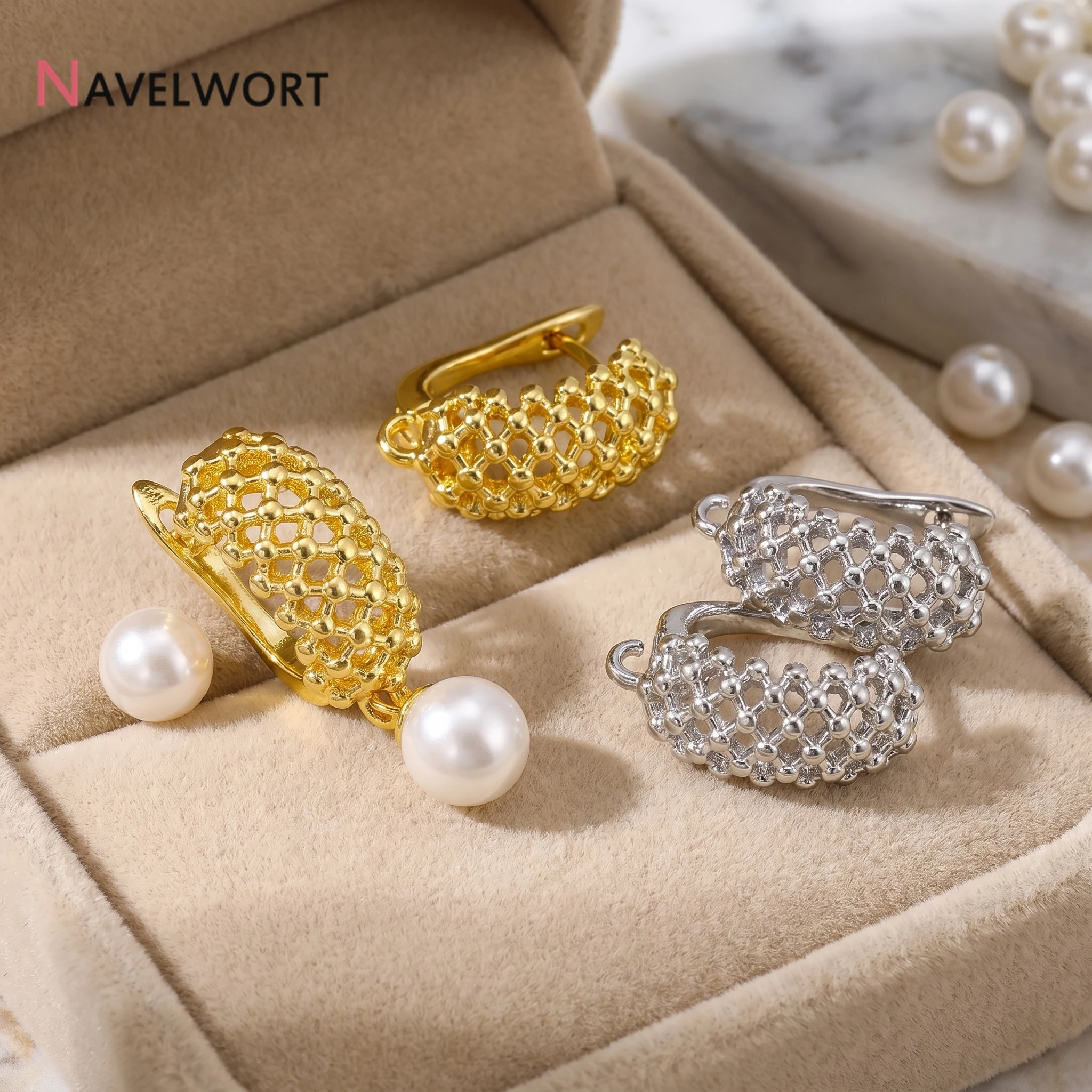 18K Gold Plated Brass Hollow - Jewelry Making Brass ulasan dan harga