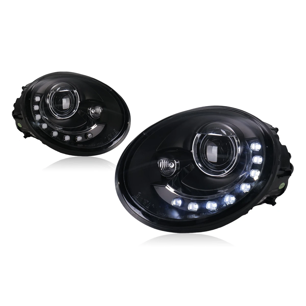 TYPY Autolichten Voor VW Kever 1998-2012 Koplamp LED Projector hoofd Lamp Dagrijverlichting Automotive Accessoires - afbeelding 2
