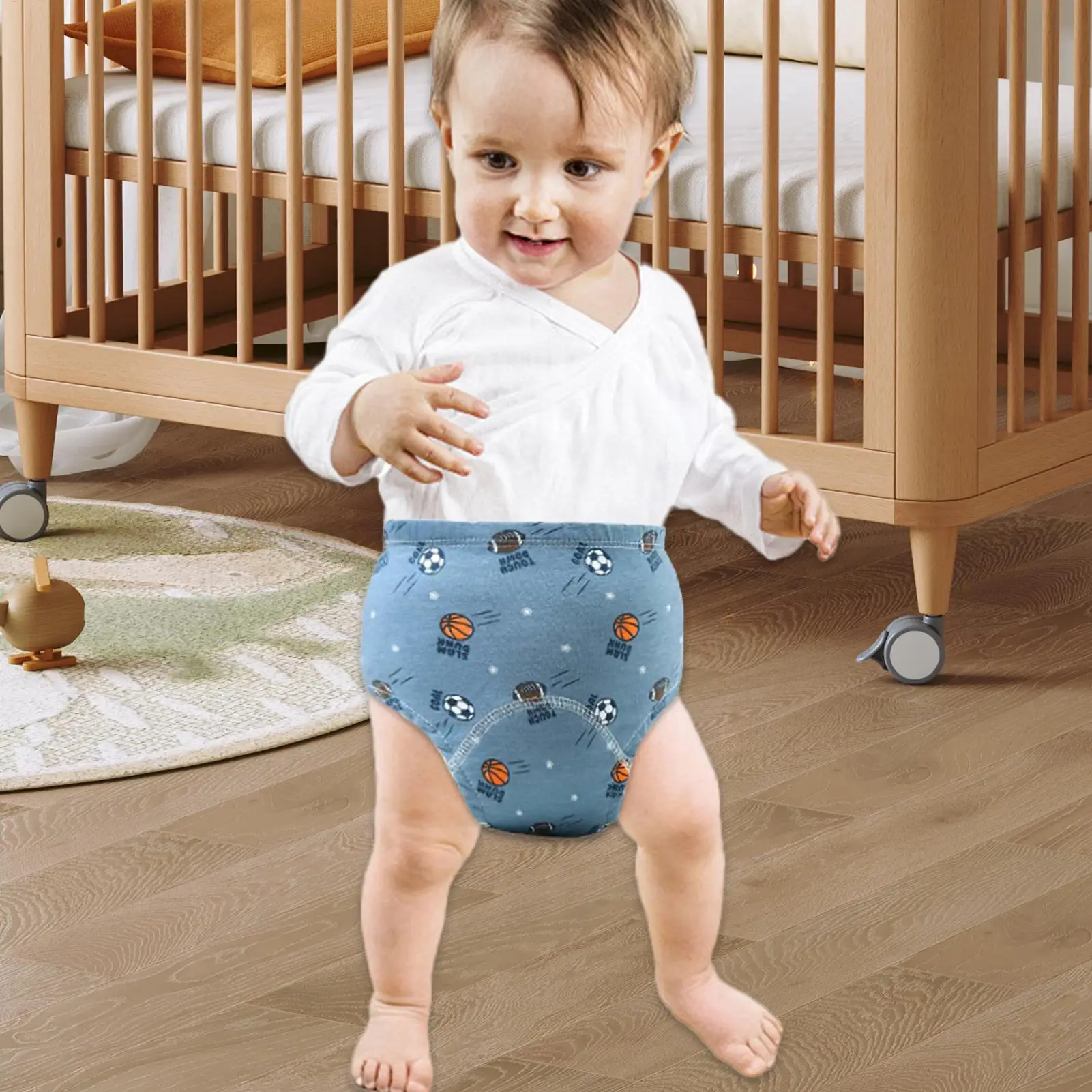 

5 шт. многоразовые тренировочные штаны, нижнее белье, моющиеся подгузники с карманами, обучающие штаны, детские подгузники, дышащие подгузники с карманами, тренировочные трусы