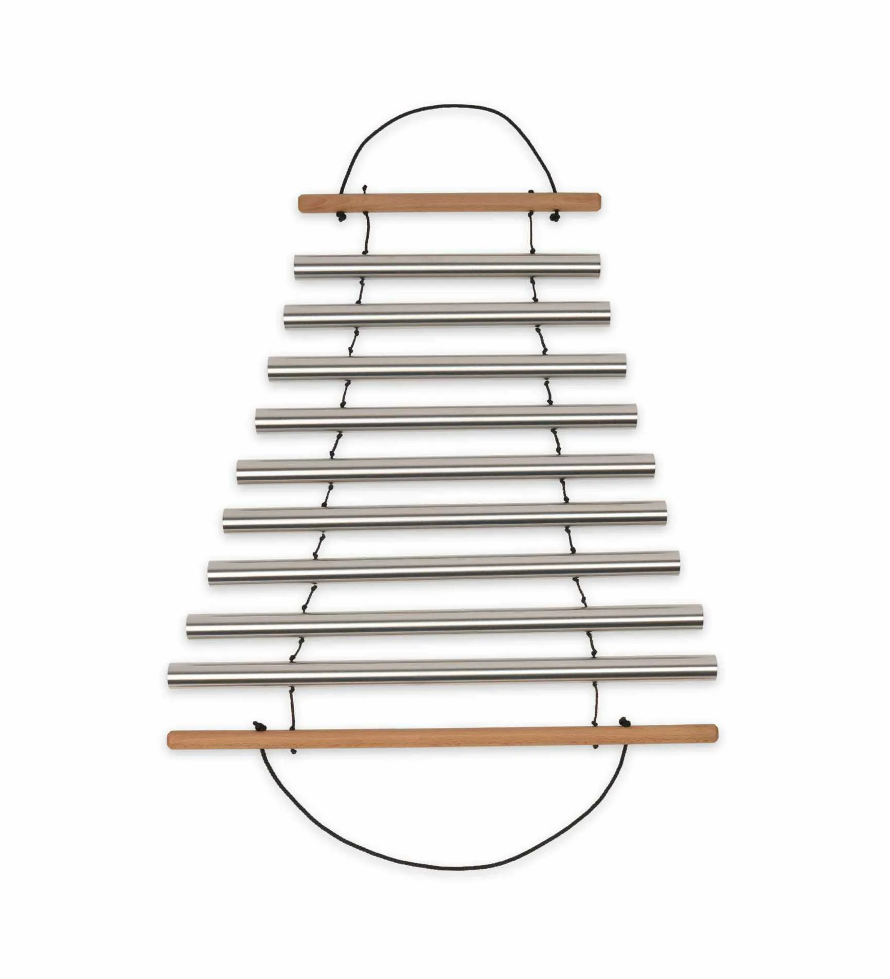 Crystal Metal Chimes Swinging 9 Bars Tone Music Instrument Chakras Sound Healing