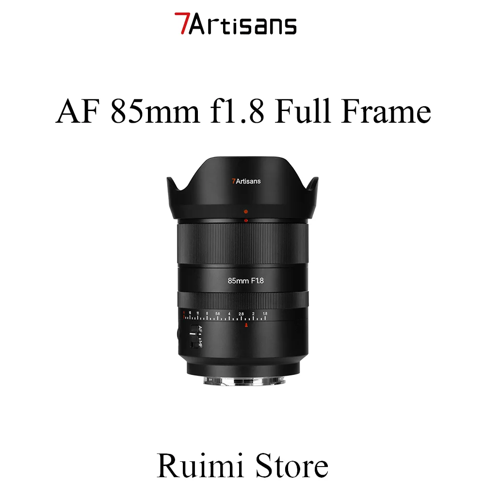 7Artisans 85mm f1.8 Full Frame AutoFocus Lens for Sony E / Nikon Z Mount