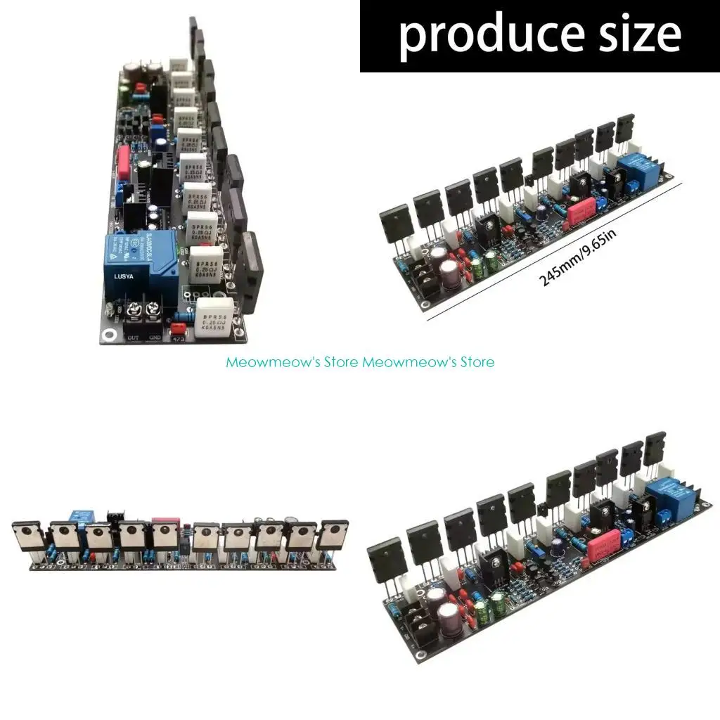 

W91a Mono 500W Stereo усилитель широкий плата