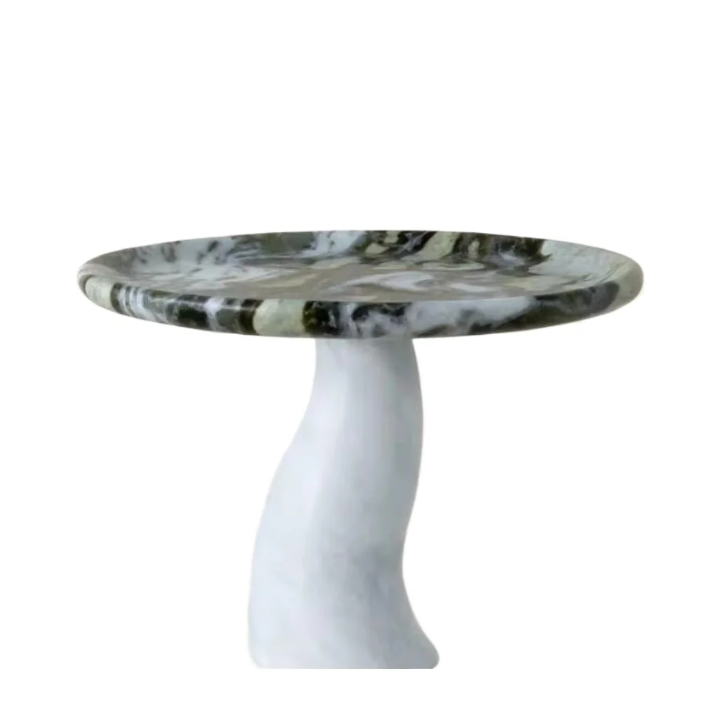 Natural violet red marble decorative tray, luxurious marble home decoration tray, hotel countertop
