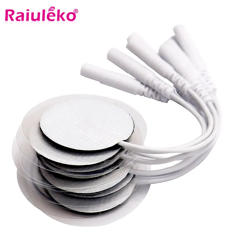 10/20Pcs/lot 3cm Electrode Pads For Tens Acupuncture Physiotherapy Machine Ems Nerve Muscle Stimulator Slimming Massager Patch