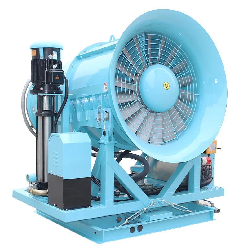 Industrieller Hochdruck-Luftstrahlsprüher, Kanonen-Staubunterdrücker für die Lagerung im Hof