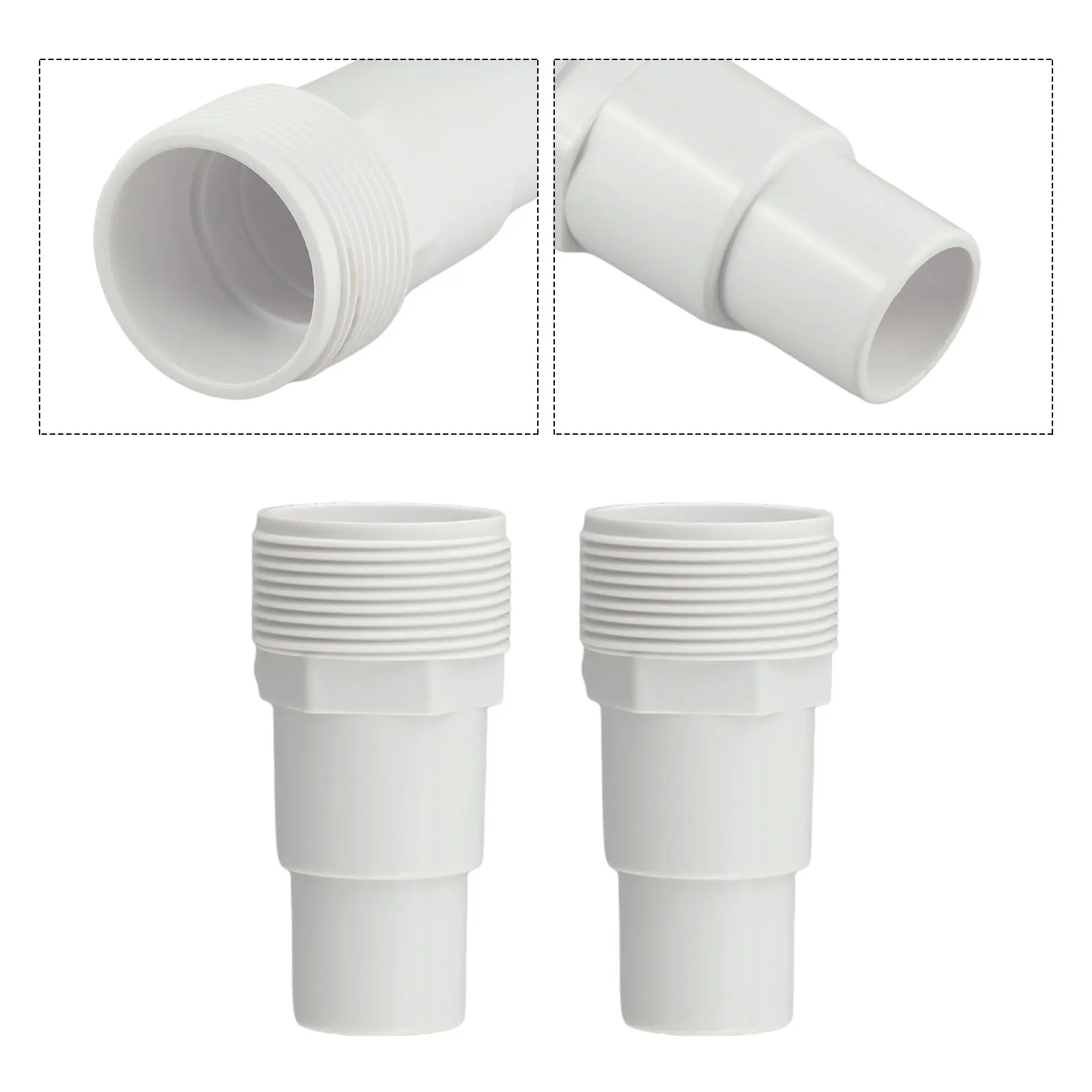 Replacement Pool Pump Hose Adapter 1 1/4in 1 1/2in Thread 1 5in PVC Fitting Set Compatible with SPX1091Z7 SPX1091Z4