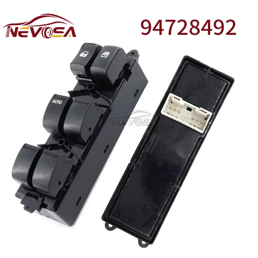 Interruptor de Control de ventanilla eléctrica, luz verde, para Isuzu d-max Dmax Pickup 94728492-2012, 8-2019, 8-98192251-0, 8981922511