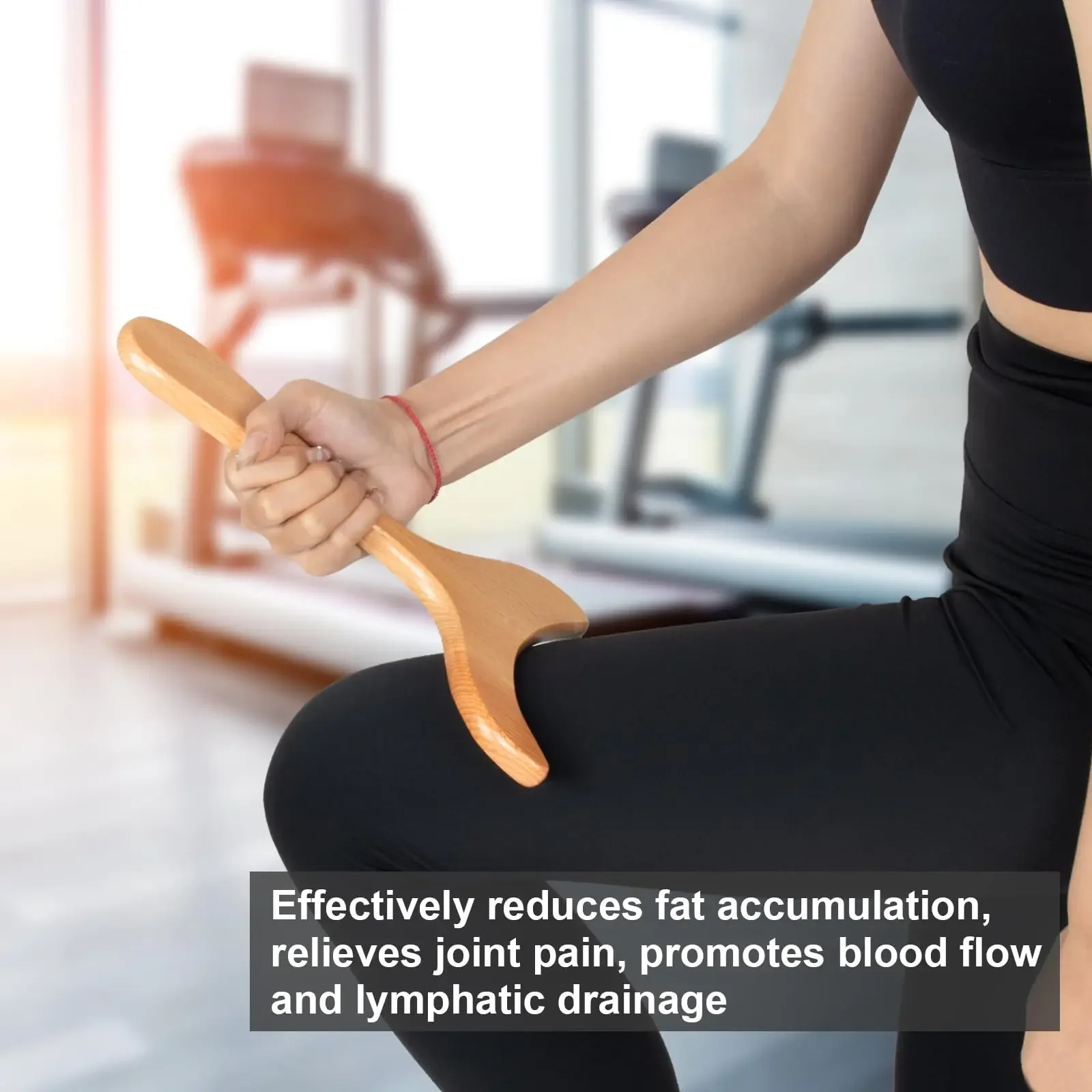 Wooden Gua Sha Wood Massage Tools,Wooden Lymphatic Drainage Massager, Body Sculpting Tool Paddle,Body Contouring and ShapingTool - Image 2