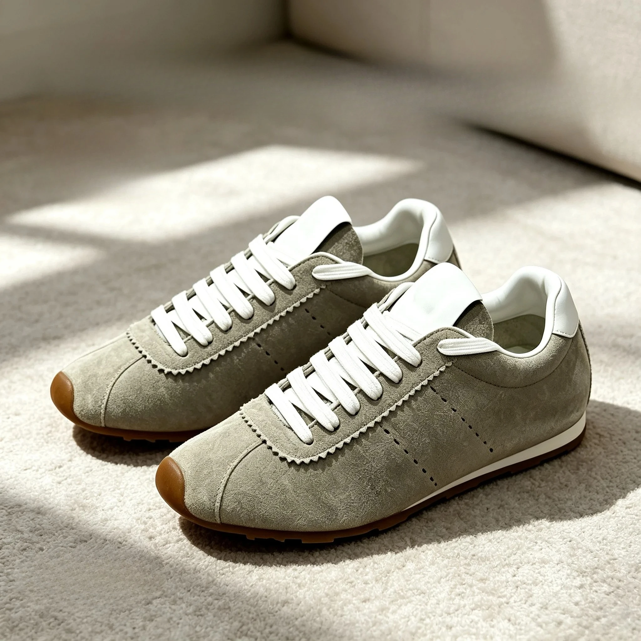 Luxury Outdoor Running Shoes, Classic Women's Casual Shoes, Non-slip Sole, Suede Upper, Holiday Gift, Brand Discount 5E114E