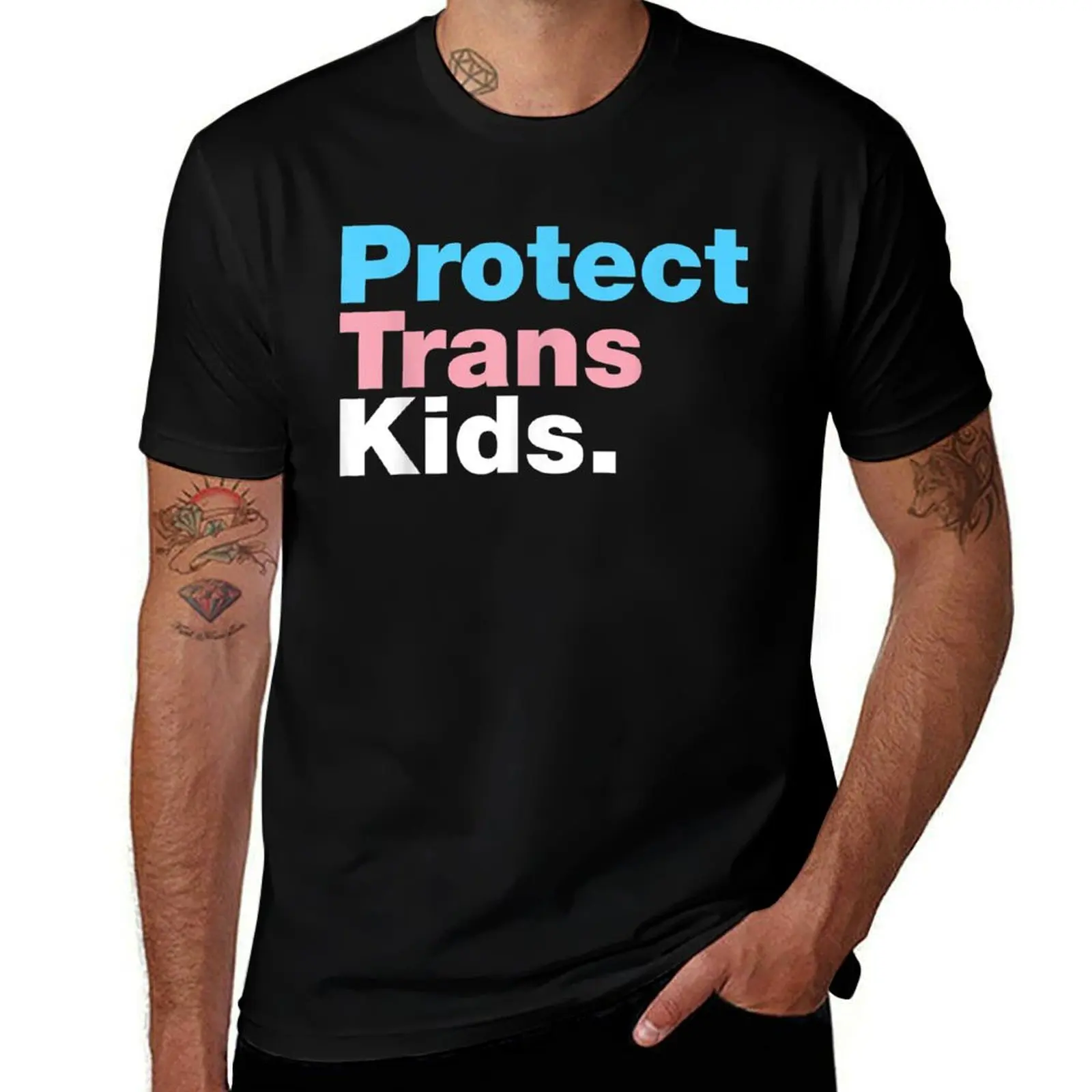 

LGBT Support, Protect Trans Kid, LGBT Pride T-Shirt t shirts for man cotton soft anime tshirt T-Shirt