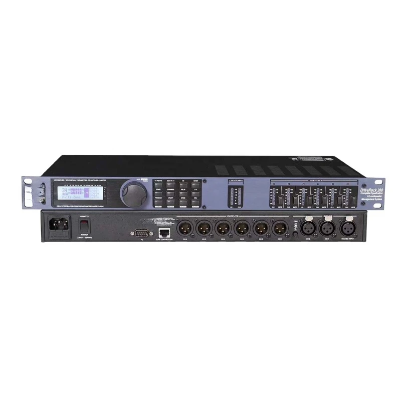 dbx DriveRack 260 2 x 6 Signal Processor for 2 x 6 Loudspeaker Management System with Display