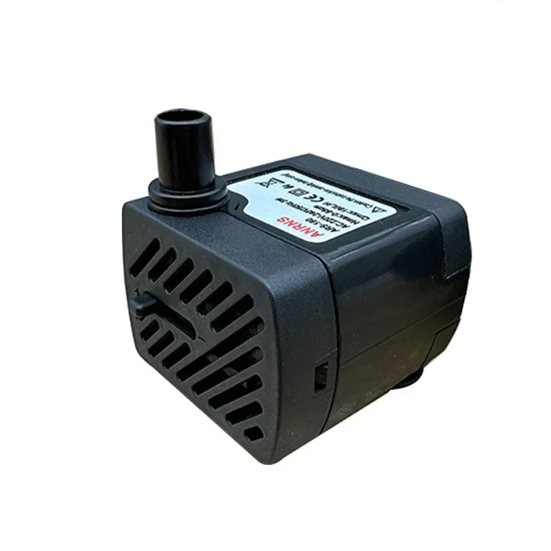 Submersible Pump 220V 3W Maximum Flow 180L/H Four LED Lights Aquarium Fish Tank Pond Luminous Fountain Water Pump EU Plug