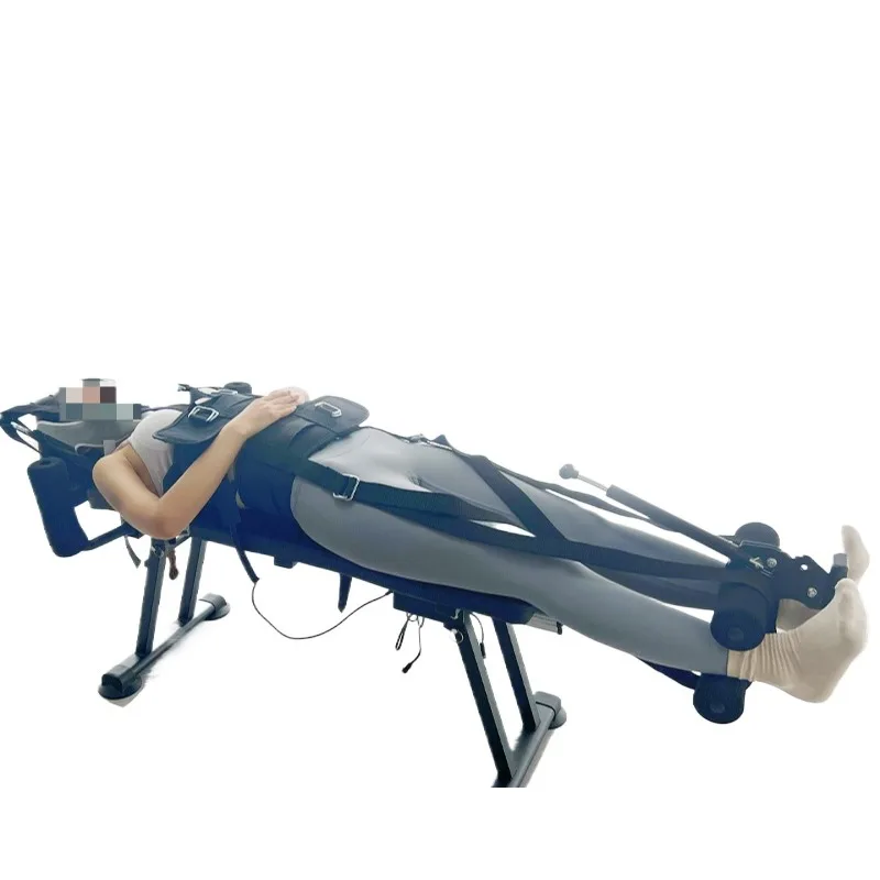 

The waist of electric stretcher relaxes and relieves the increase of cervical traction