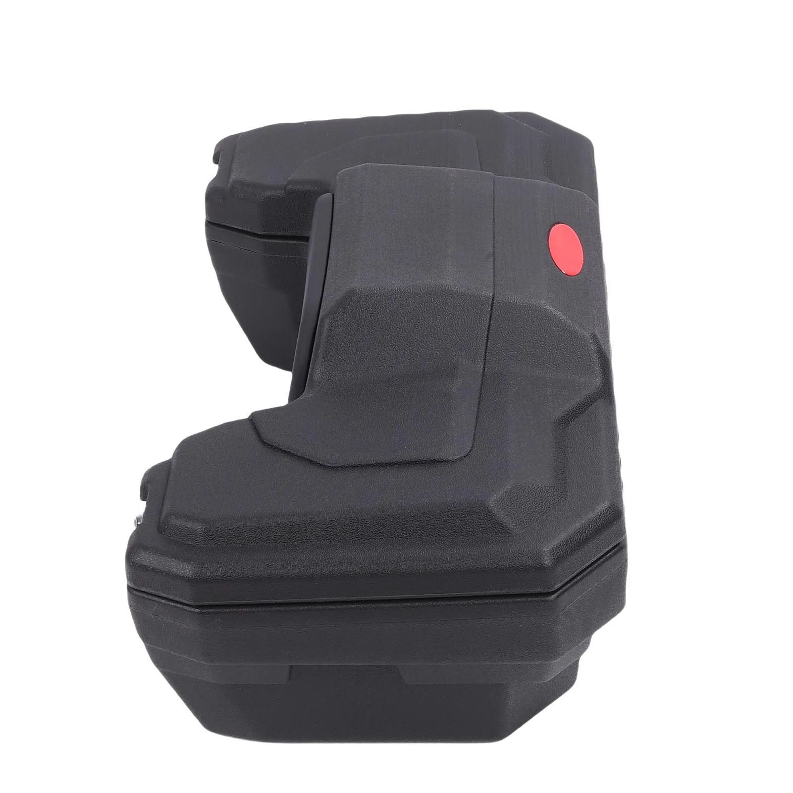 ATV صندوق تخزين خلفي 55L سعة كبيرة مقاوم للمطر ATV صندوق الأمتعة الخلفي مع مسند الظهر وقفل أمان للمشي لمسافات طويلة والتخييم #4