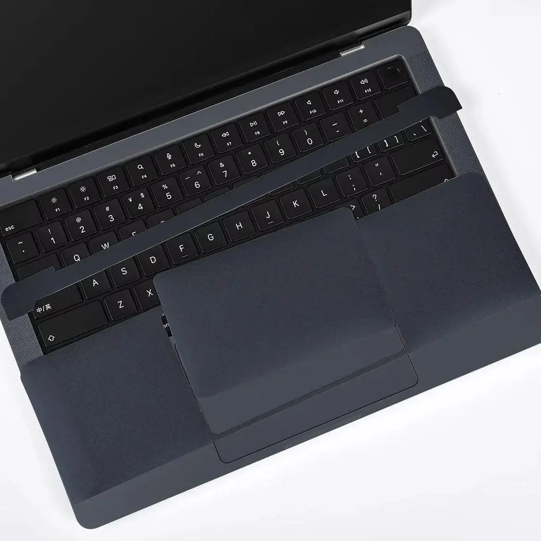 Pełna osłona na klawiaturę z podparciem pod nadgarstki do MacBooka Air 15 cali M2 M3 M4 M5 Air 13 A3449 A3240 (modele 2026-2022), odporna na zarysowania. — zdjęcie produktu 7