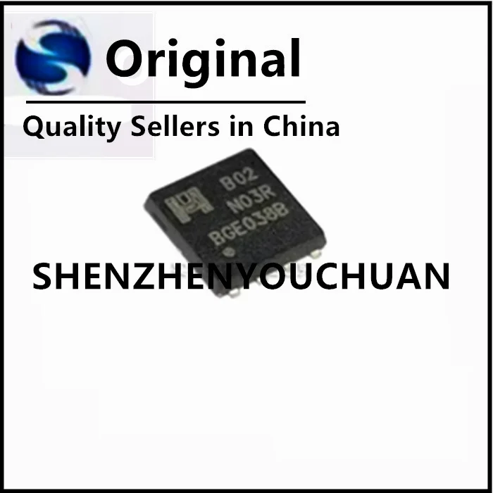 Chipset original novo, EMB02N03HR, EMB02N03R, B02N03R, QFN8 IC, 1-100 Pcs