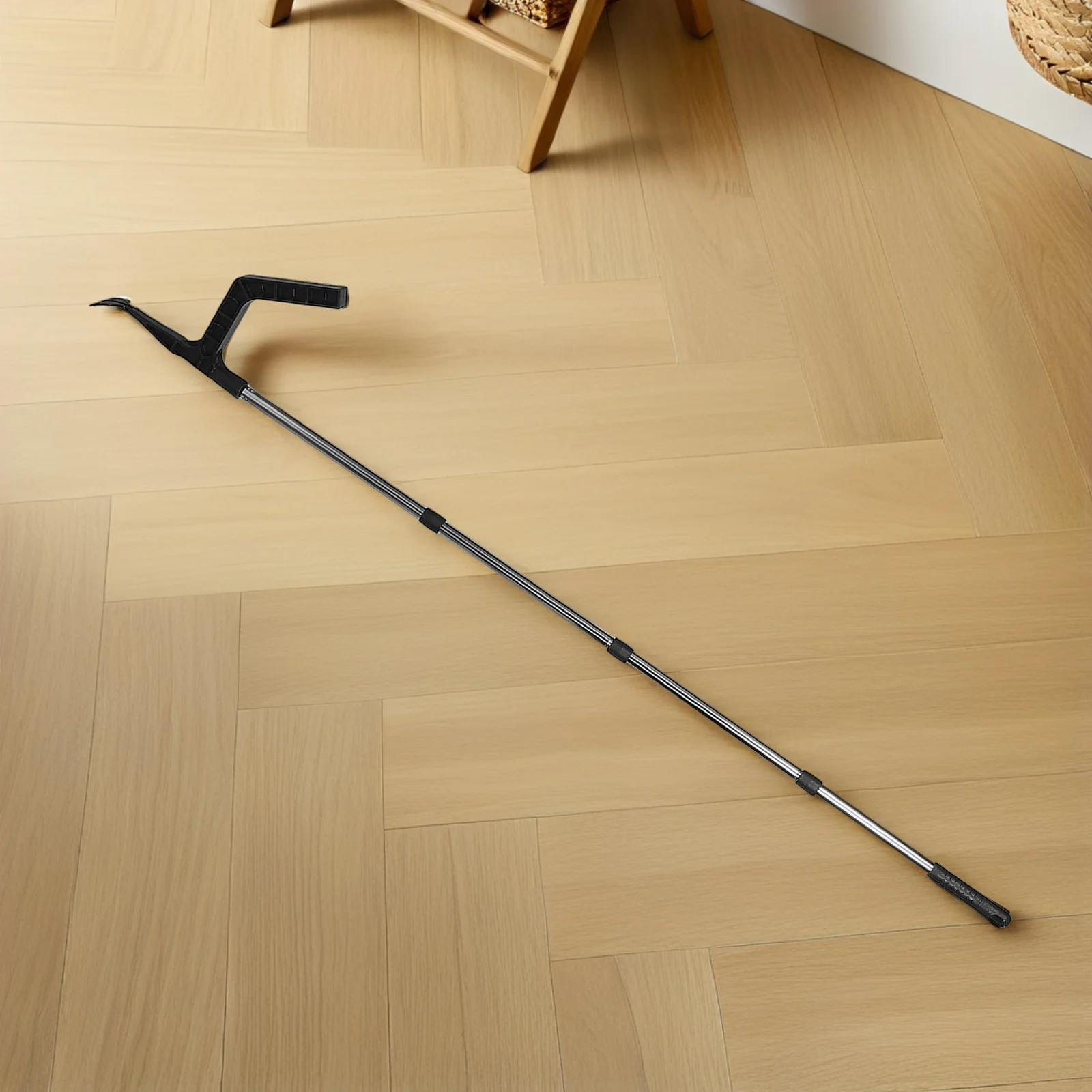 

Aluminum Alloy Roof Gutter Cleaning Tool Scoop Rake Extended Pole Leaf Debris Remover Fall Leaves Shovel for Gutters Drainage