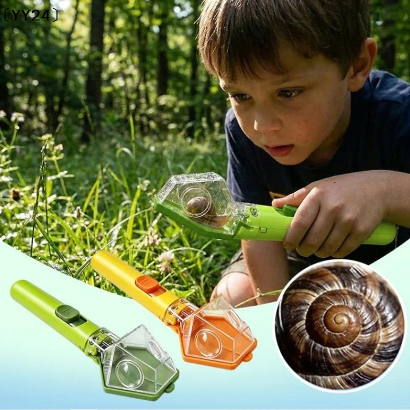 Multifunctional Portable  Catcher Gift For Kids With 6x Magnifying Glass Handheld  Display〔YY24〕