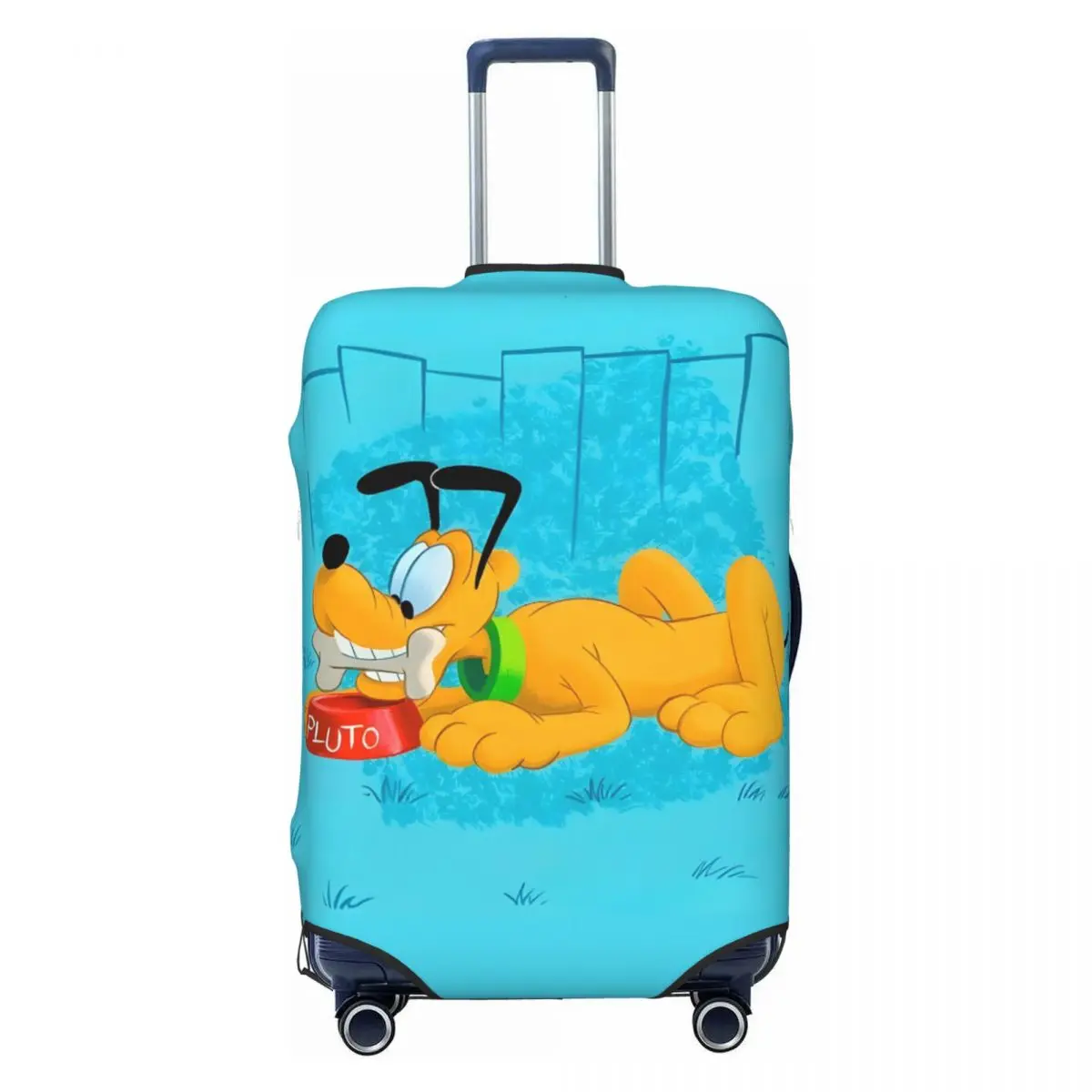 

Custom P-Pluto Cartoon Luggage Cover Elastic Travel Suitcase Protective Covers Fits 18-32 Inch