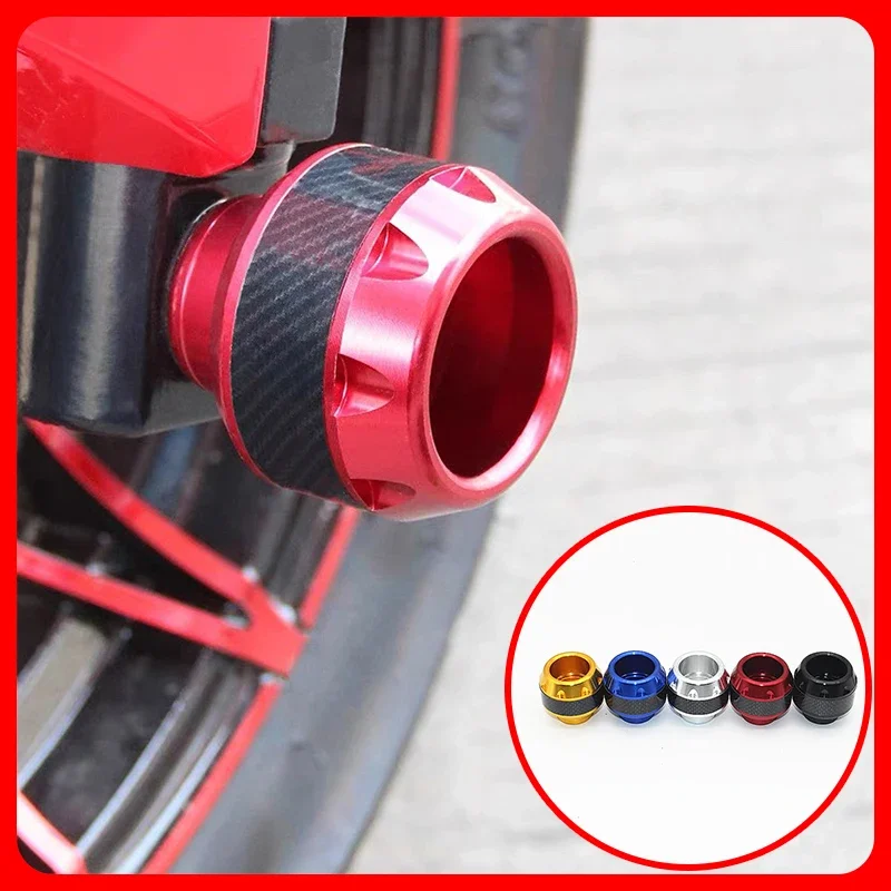 

2pcs New Aluminum Auto Wheel Protection Crash Pads Scooter Frame Slider Fairing Guard Tuning Falling Protector Moto Accessories
