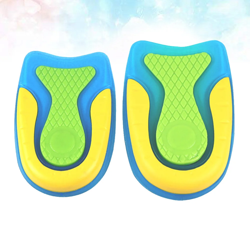 

2pcs Heel Insoles Foot Care Breathable Sweat Absorbing Half Insole Comfort Support Long Walk Decompression Cushion Heel Pads