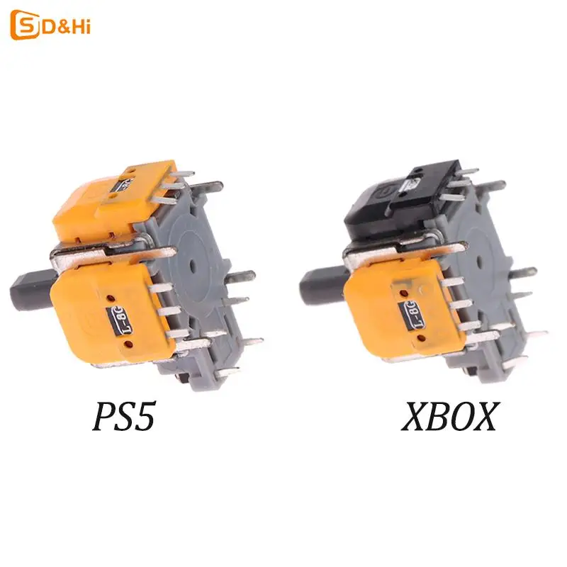 1pcs Hall Joystick For PS5/XBOX Hall Electromagnetic Joystick 10 Million Life Game Console No Drift Handle Hall Rocker