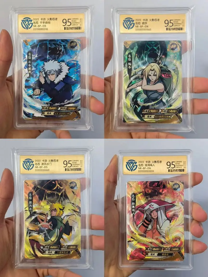 

KAYOU Naruto BP Card 9.5 Graded Card Rating Card NarutoYouth Gift Box BP Cards Anime Tsunade Namikaze Minato BP Colledction Car