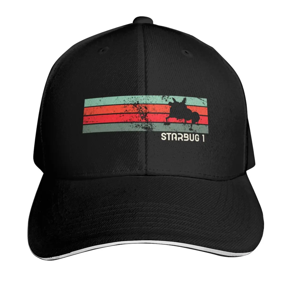 Starbug 1 Retro - Red Dwarf funny Baseball Cap Quick Dry Performance Cotton Twill Breathable Contrast Two Tone Brim