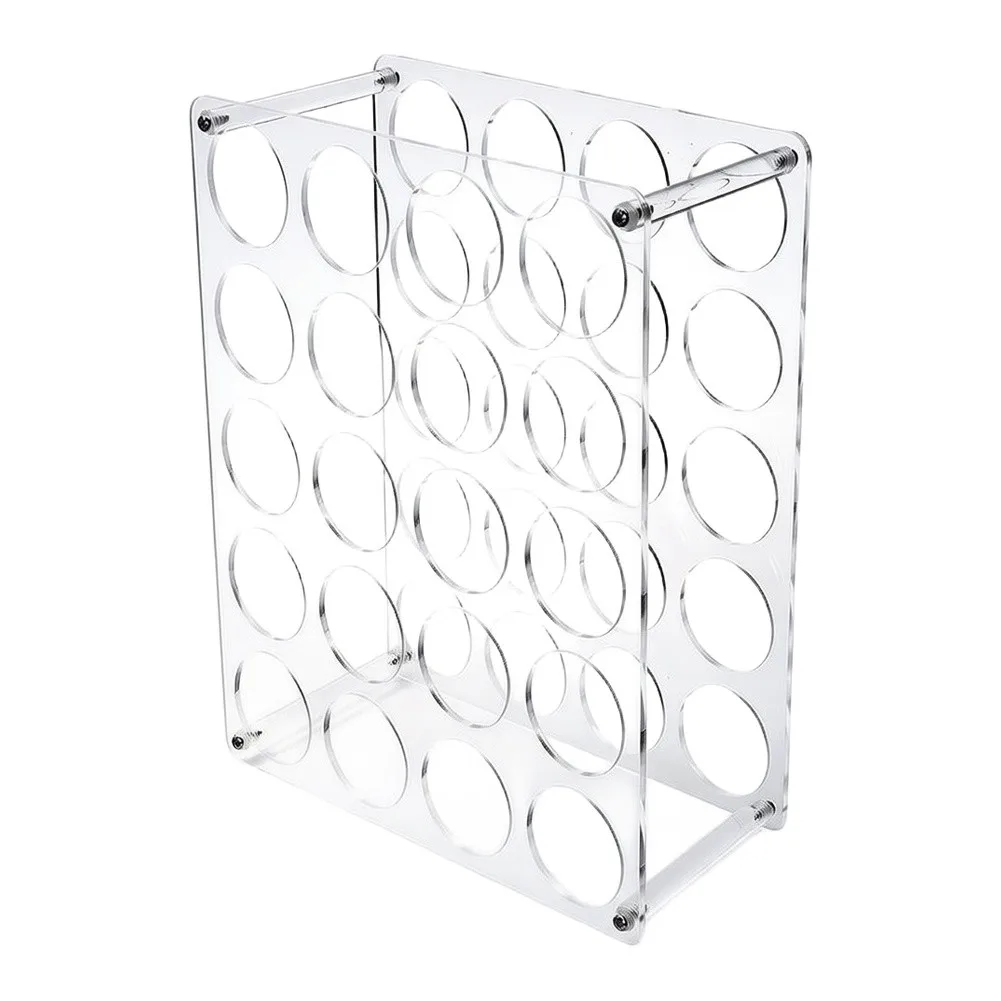 For Acrylic Vinyl Storage Rack with Precise 20-Hole Configuration for Dedicated Roll Positioning and Stability