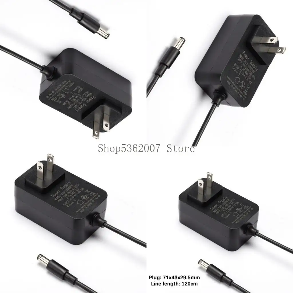 12V2A/24V1A DC5525/DC5521 Power Adapter Compactly Size Durability Construction 40JB