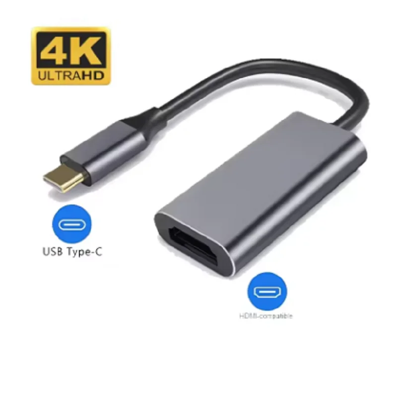 USB C to HDMI Female Cable Type C to HDMI-compatible Cable 4K HDMI HDTV Female Converter Cable for Laptop Tablet TV MacBook