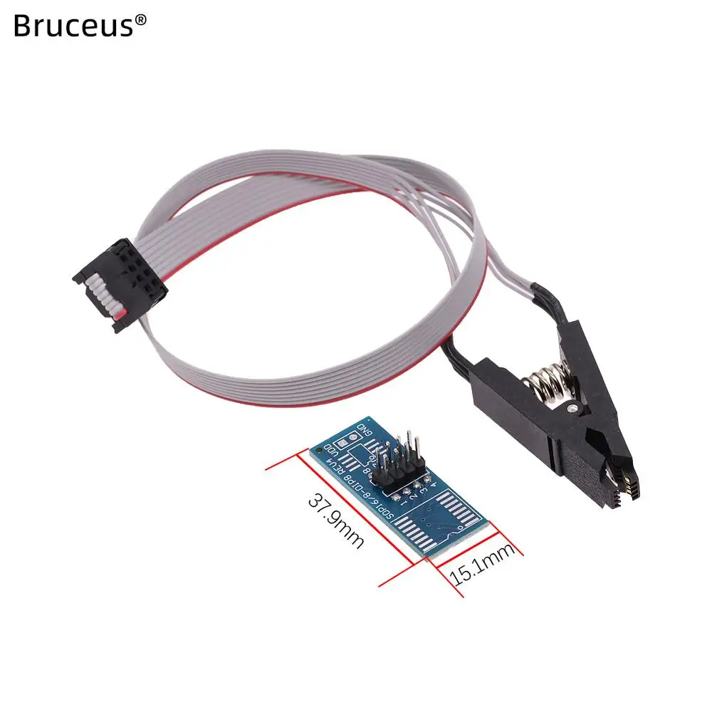 DIY KIT I21 CH341A 24 25 Series EEPROM Flash BIOS USB Programmer Module SOIC8 SOP8 Test Clip For 93CXX/25CXX/24CXX