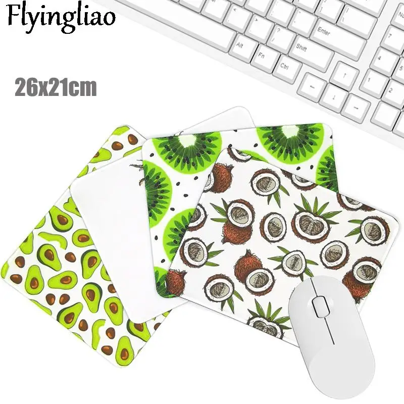 Fruits Mouse Pad Desk Pad Laptop Mouse Mat for Office Home PC Computer Keyboard Cute Mouse Pad Non-Slip Rubber Desk Mat