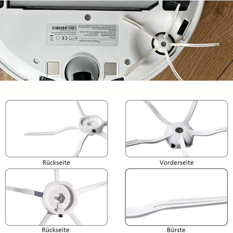 Peças de reposição para Roborock aspirador, escova do rolo, escovas laterais, filtro HEPA, acessórios, Q7, Q7MAX, Q7MAX