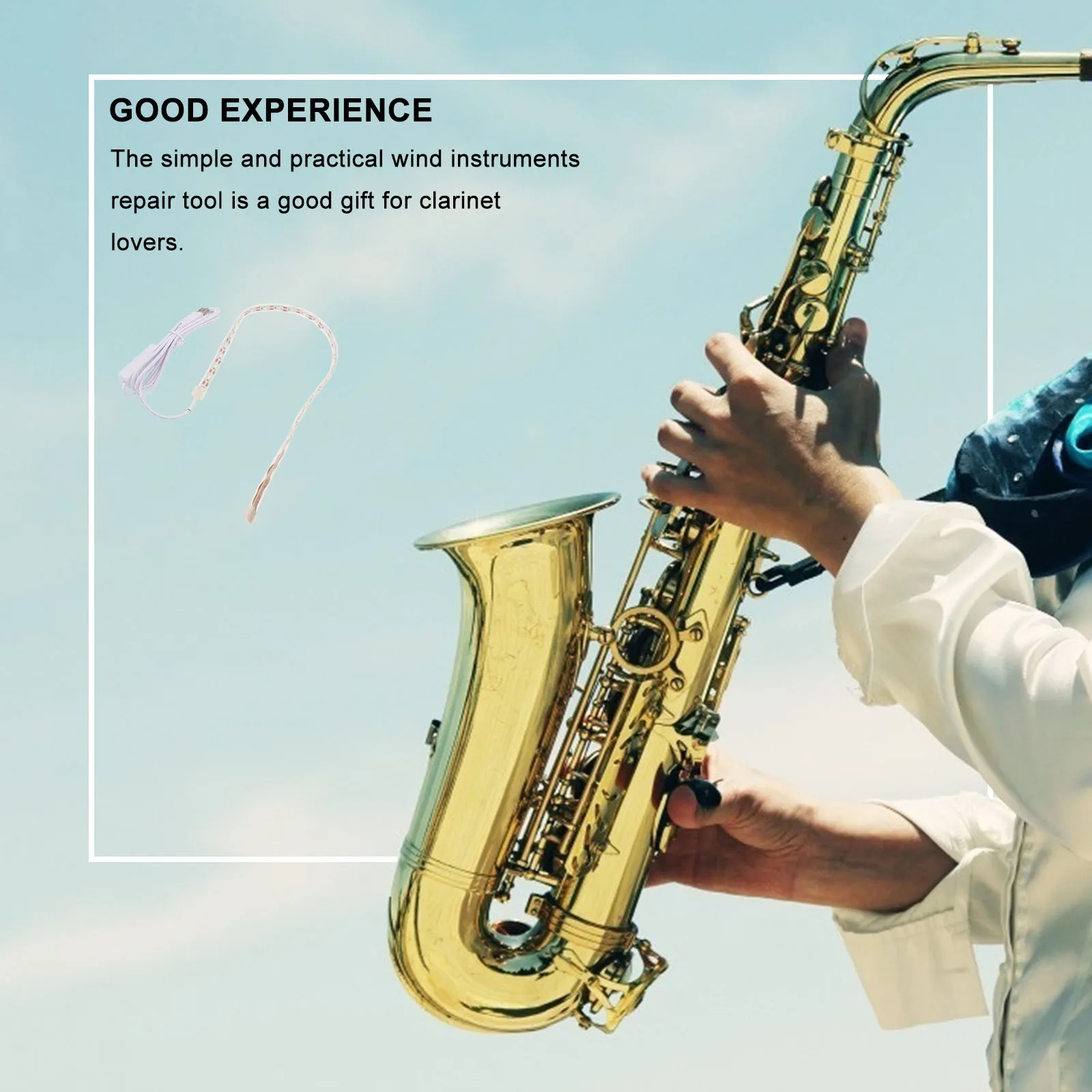 

Wind Instrument Repair Tool Leak Detection Light Strip For Clarinet Saxophone Flute Led Lamp Insulated Durable Instruments