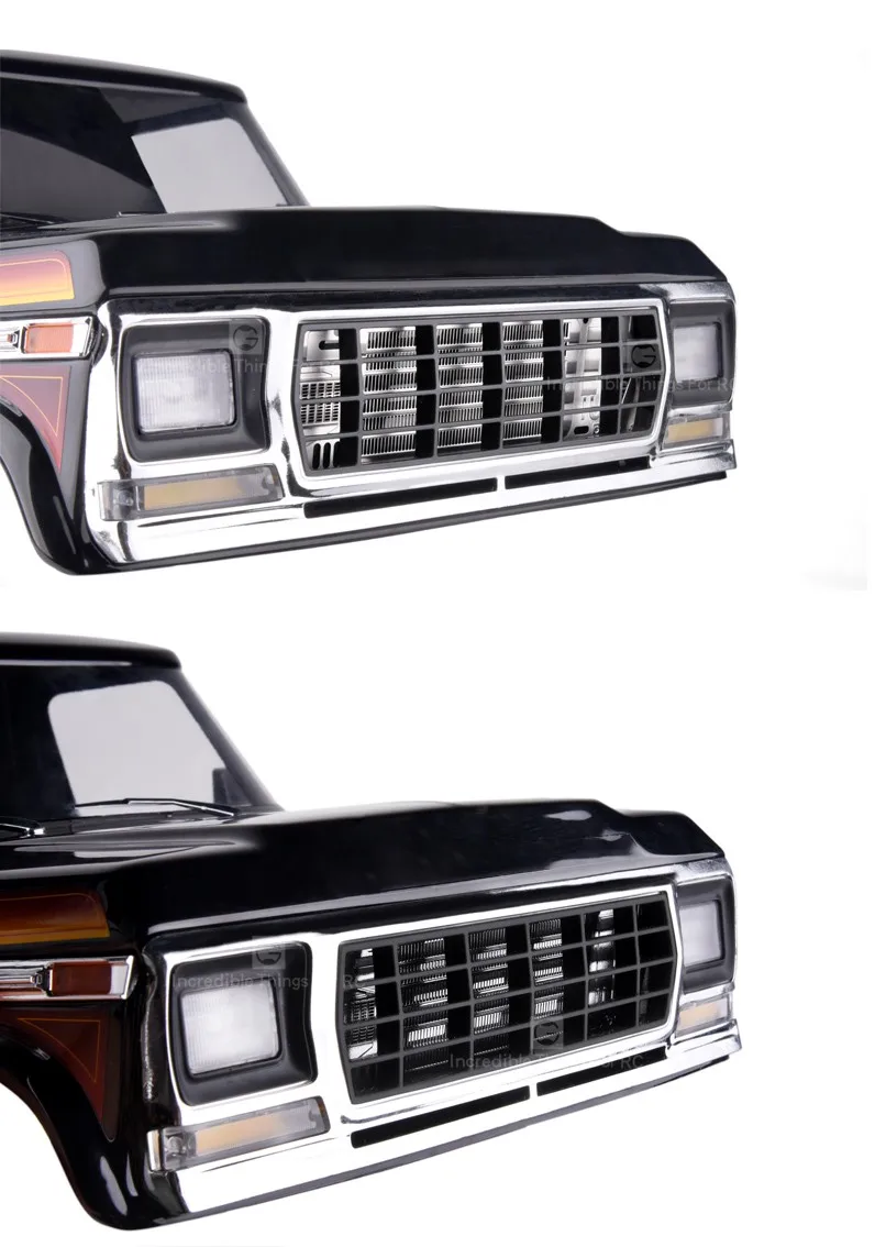 Para trax Trx-4 mustang bronco simulação de refrigeração decoração metal dissipador calor 1/10 rc rastreador carro tanque água peça