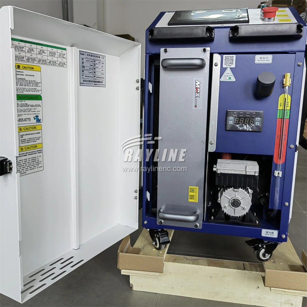 

Handheld Laser Paint Rust Removal 1000/1500/2000/3000w Max Fiber Water Cooling Metal Stainless Steel Laser Cleaning Machine