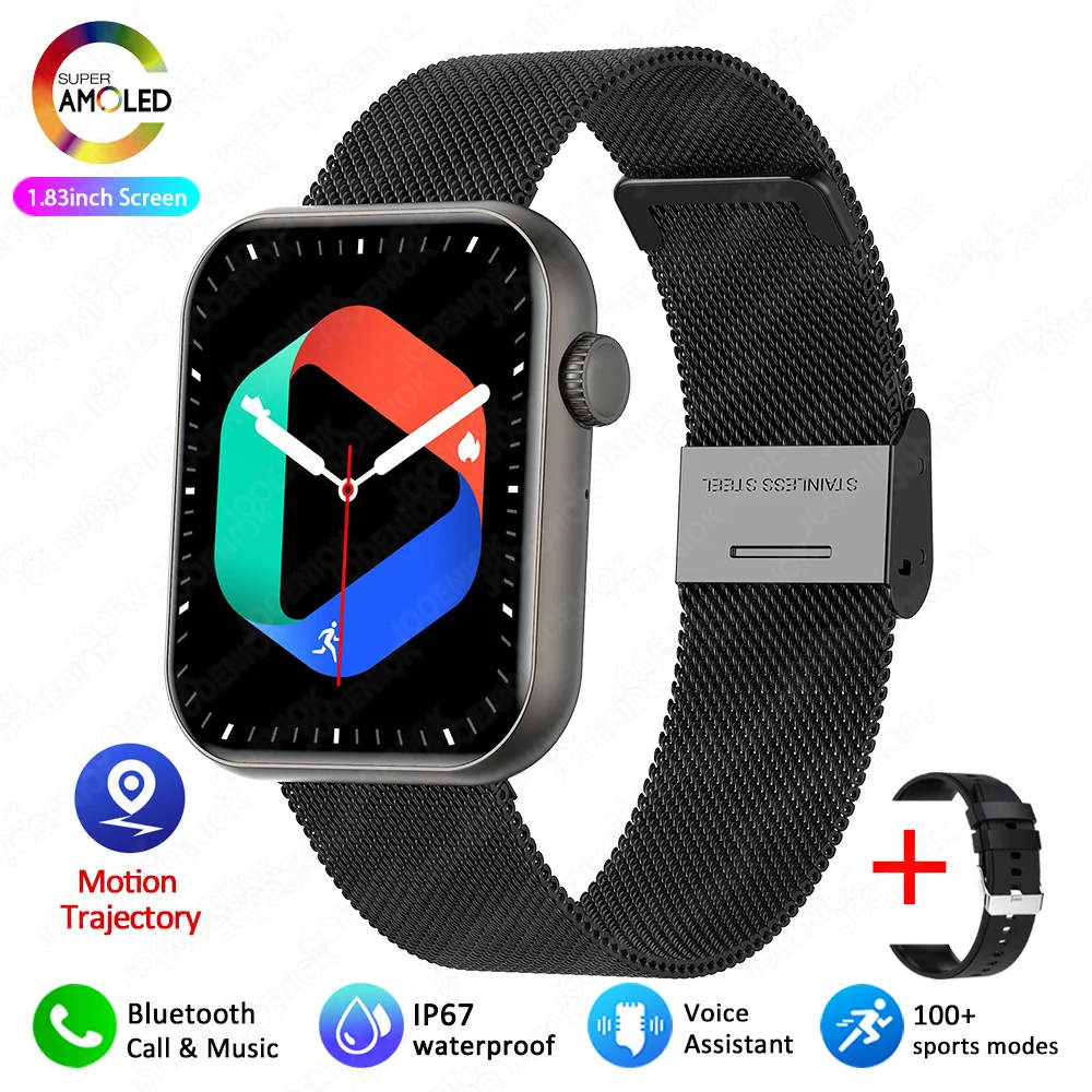 2025 New Smart Watch Full Touch Screen Bluetooth Call AI Voice Heart Rate Waterproof Watches Sports Bracelet Smartwatch Women