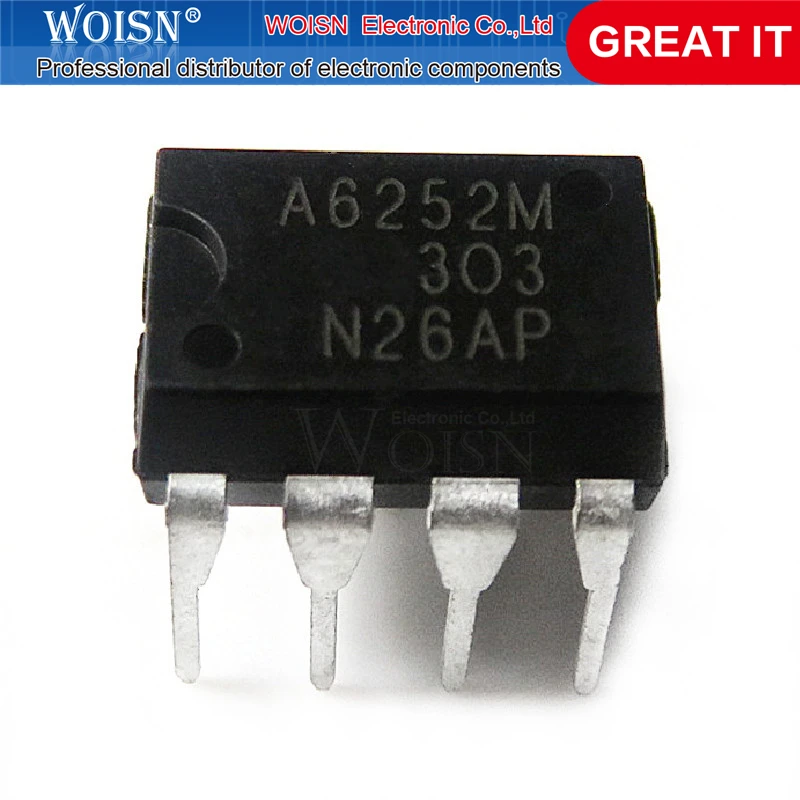 2pcs/lot STR-A6252M STR-A6252 STRA6252 A6252M A6252 DIP-7 In Stock