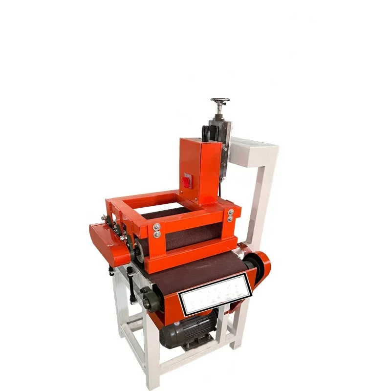 table belt drum sanding polishing grinder Wood horizontal flat bench brush sanders polishing machine