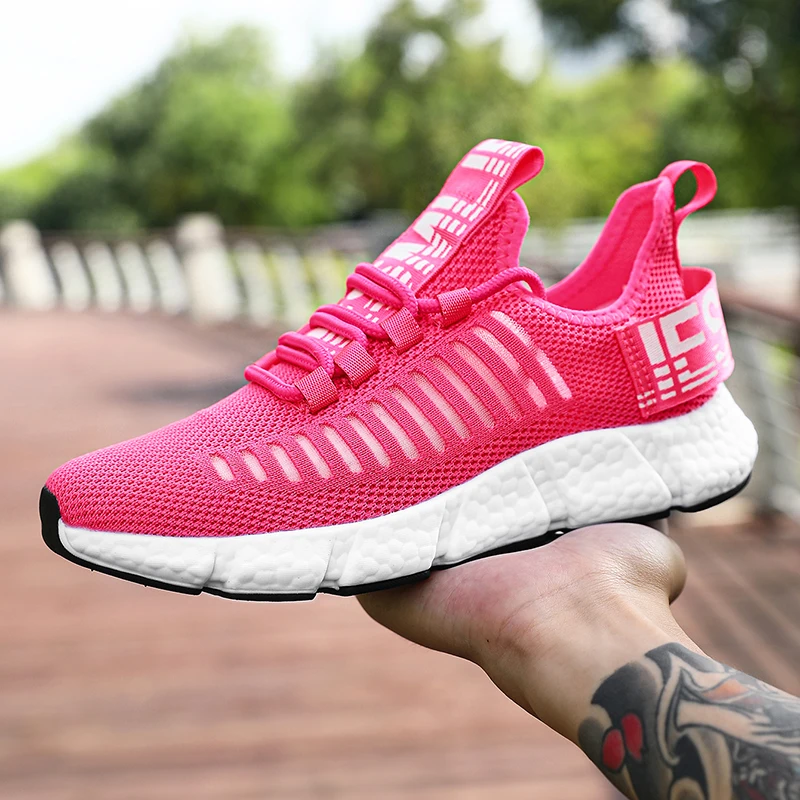 

Women's Summer Running Comfortable Outdoor Breathable Hiking Fashion Mesh Walking Strap Soft Bottom Casual Training Shoes