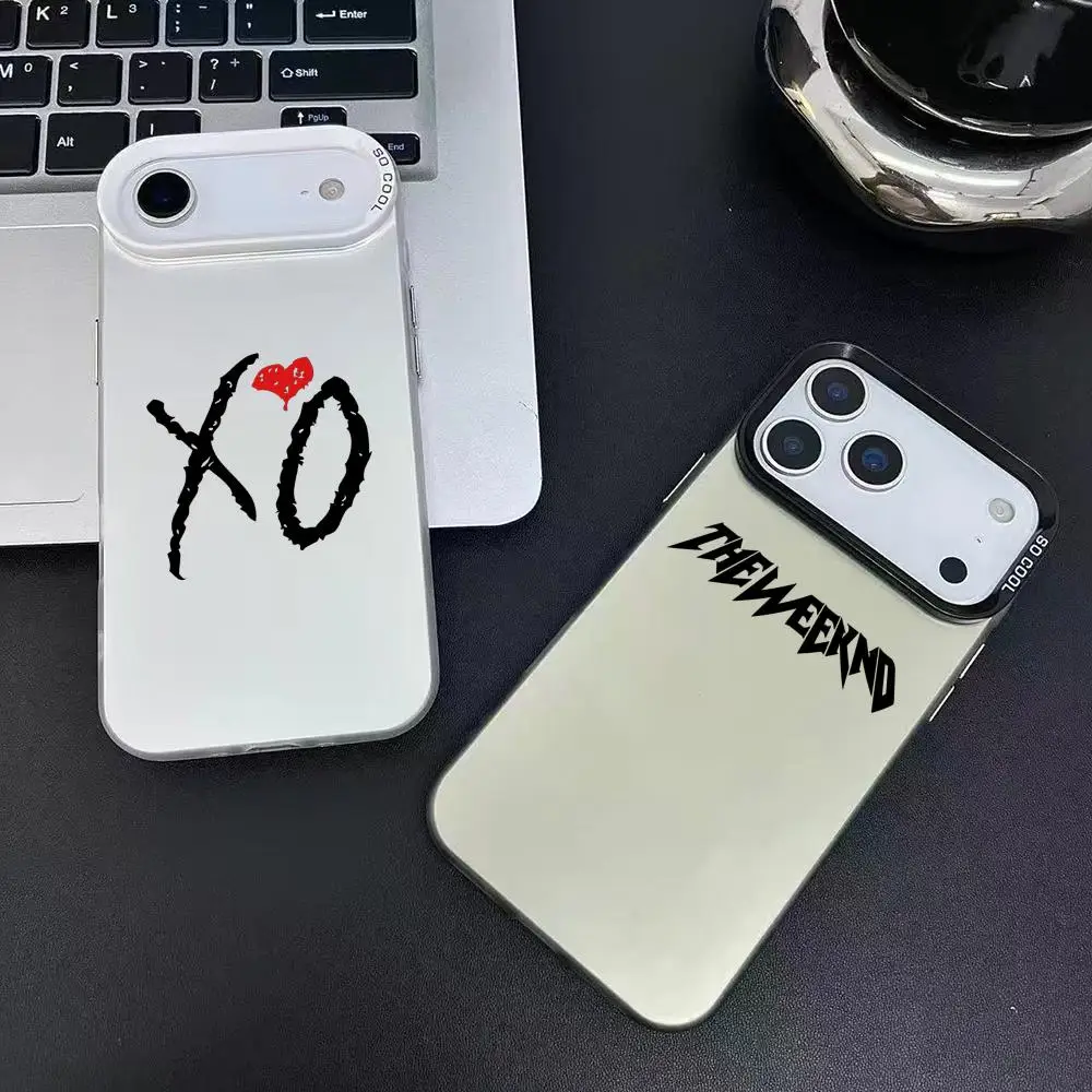 Rapper Singer The W-Weeknd Phone Case For IPhone 17 16 15 14 13 12 11 Pro Max Air Colorful Matte Laser Aurora Phone Case view 2