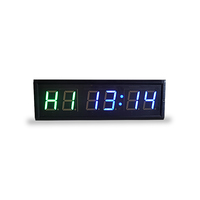 LED 3-Inch Gym Timer with 2 Green And 4 Blue Lights - Fitness Countertimer Display