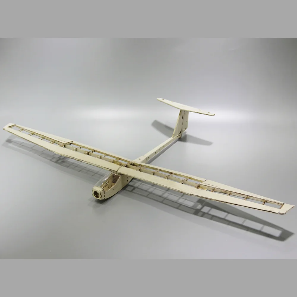 RC AirPlanes Laser Cut Balsa Wood Airplane Kit  Wingspan 1040mm GUPPY Glider Frame without Cover Model Building Kit