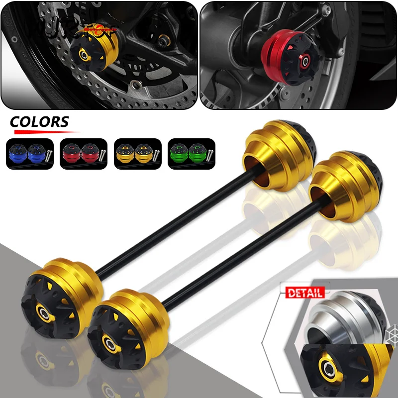 

NEW Front Rear Axle Fork Crash Sliders Cap For BMW G310R G310GS G310RR 2017-2024 Motorcycle Wheel Falling Protector g310r gs/rr