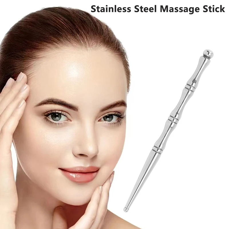 【L】Stainless Steel Manual Acupuncture Pen Deep Pressing Point Massager Tool For Body Relaxing Massage Relief Pain Therapy Stick