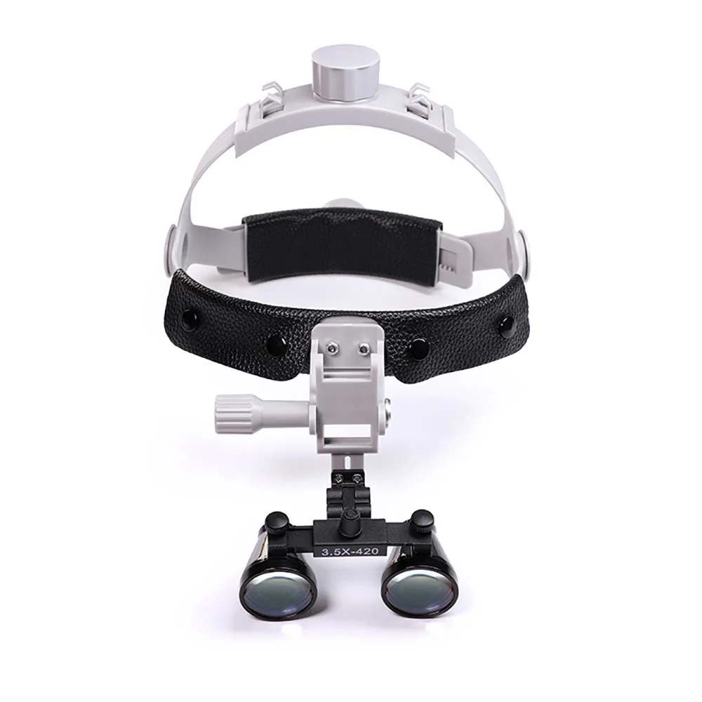 Headband Loupe & LED Light 3.5X Head-Mounted Painting Magnifier Binocular Magnifier Magnifying Glass DIY Handmade Craft Tools