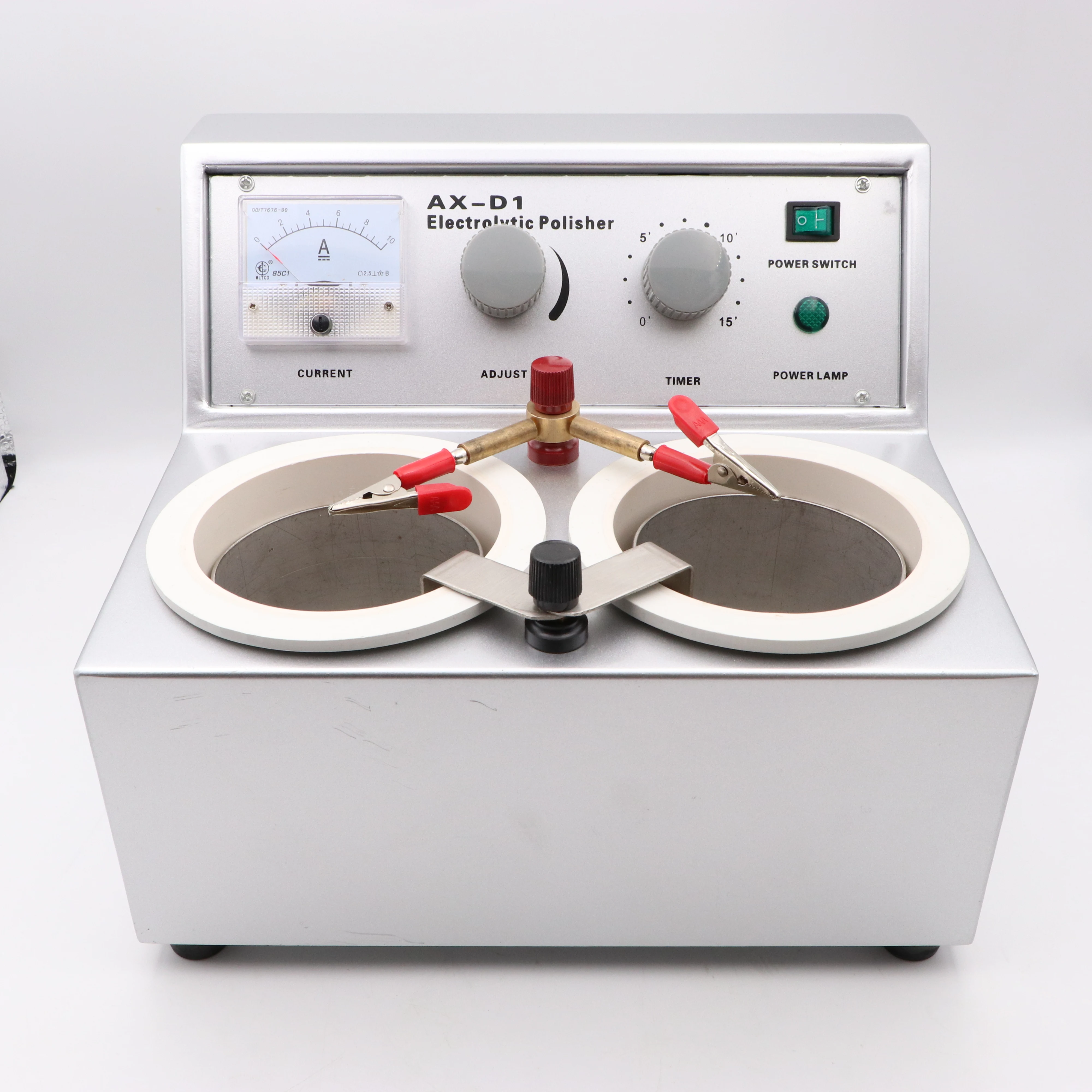 High Quality AX-D1 Electrolytic Polishing Machine With Double Baths Used For Dental Lab